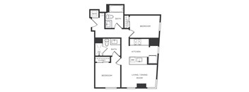 2 Bed/2 Bath-T